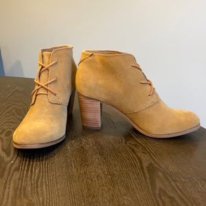 Toms Tan Lunata Lace-up Boots 7.5